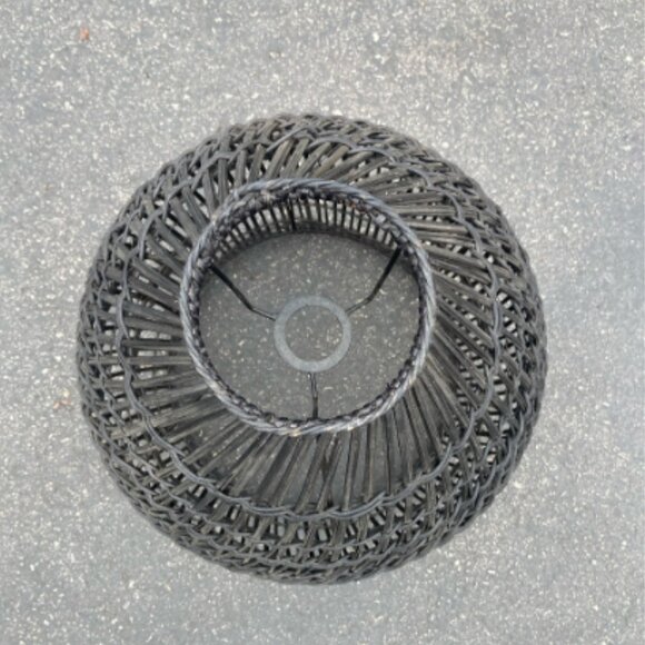 Cost Plus World Market Woven Bamboo Pendant Shade - Picture 5 of 5